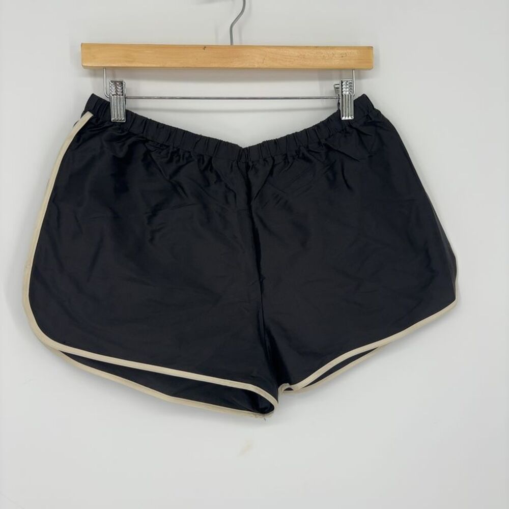 Donni Stripe Shorts in Black/ White